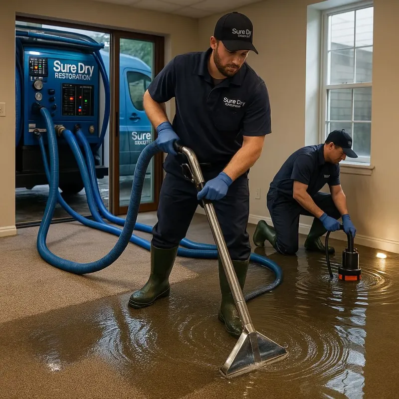 Water Extraction and Removal process in North Collins, NY